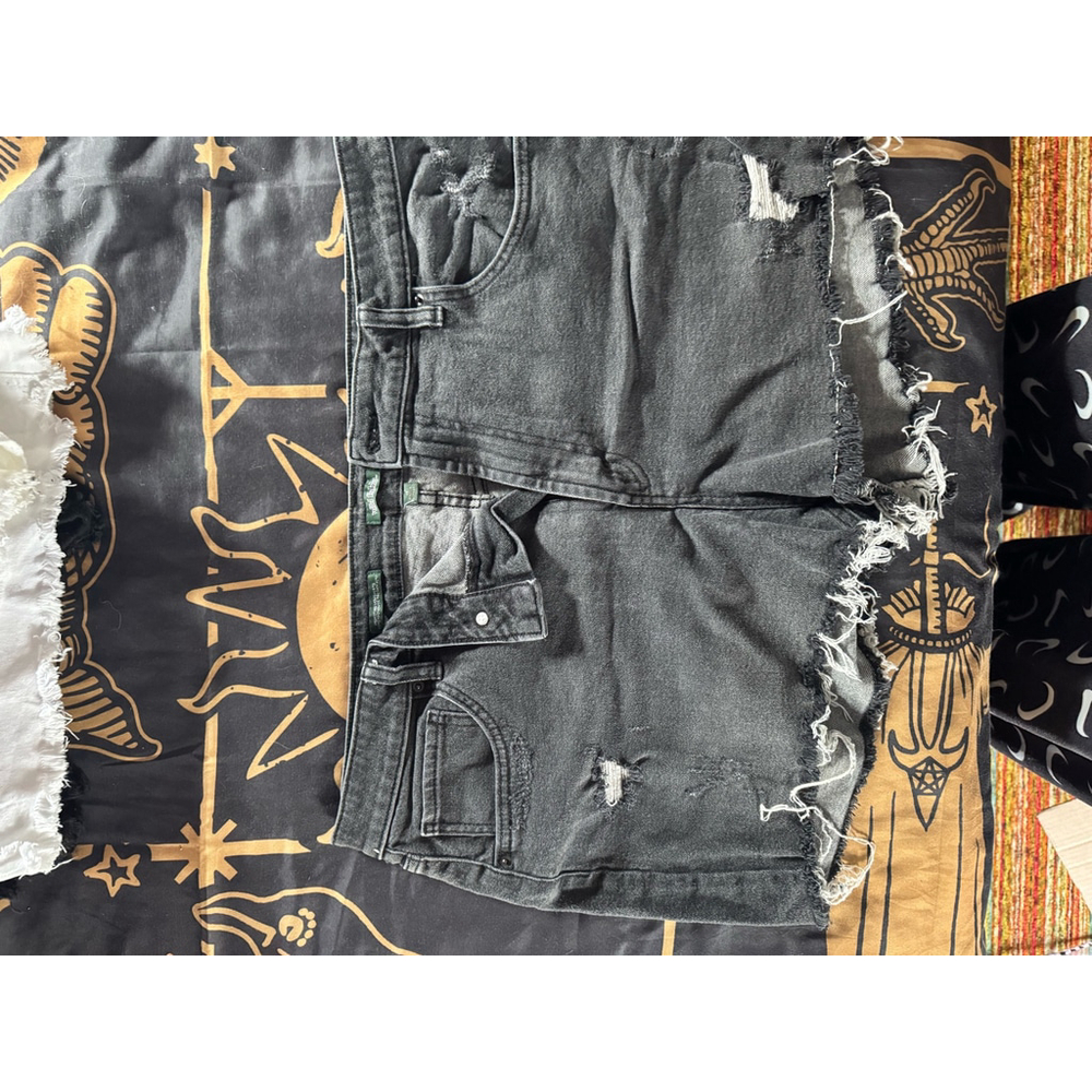 Women's Wild Fable Black Denim Shorts Size 18